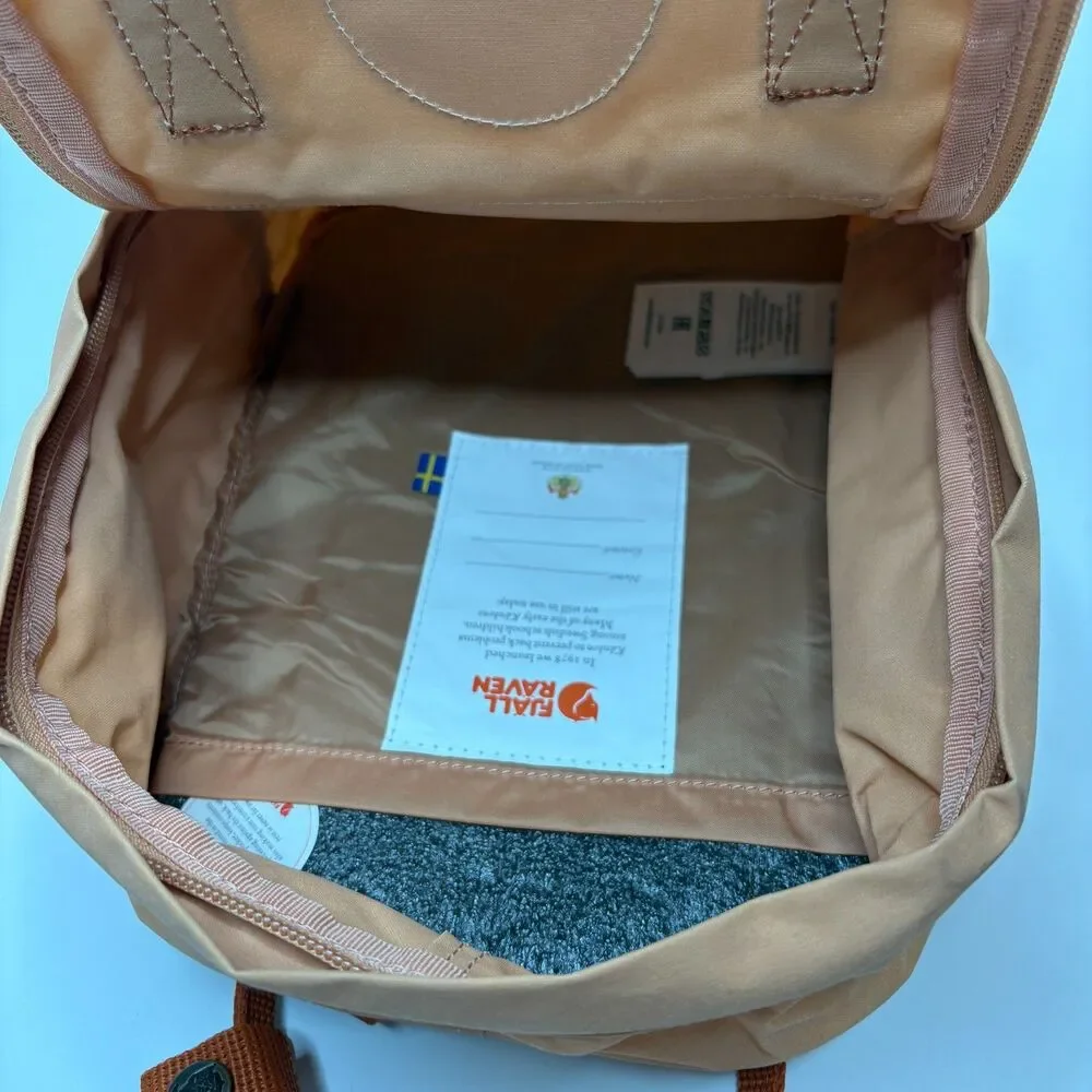 NWT FJALLRAVEN Kanken Mini Youth Terracotta Backpack 11